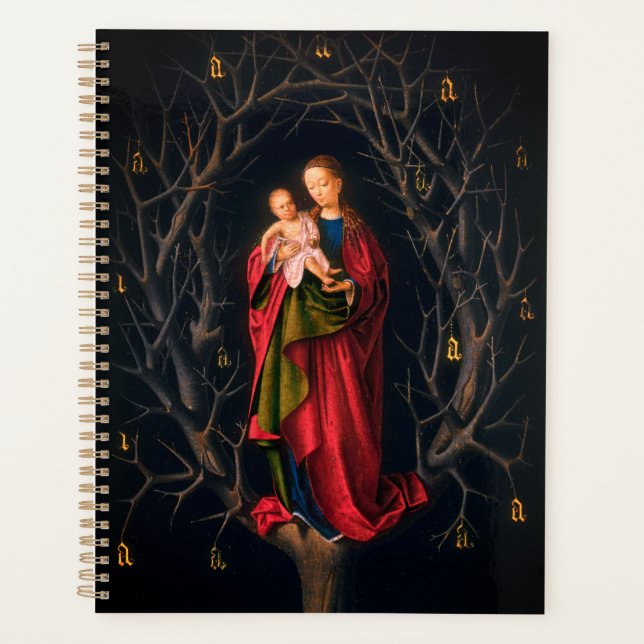 Vierge de l'arbre sec (Petrus Christus, 1462-5) (Devant)