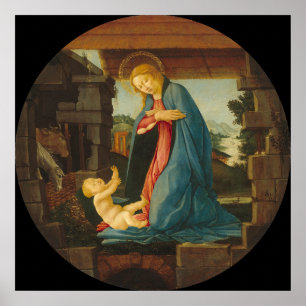 Vierge & Enfant - Sandro Botticelli Poster d'art