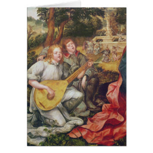 Vierge et enfant avec des anges