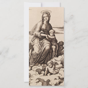 Vierge et Enfant dans les Nuages