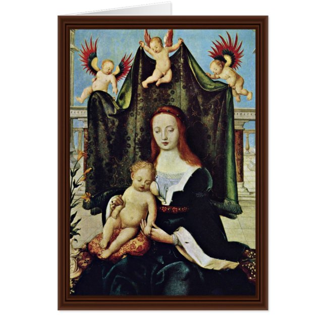Vierge Et Enfant Par Holbein D. A. Hans (Devant)