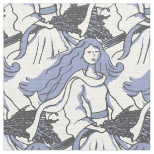 Vierge le premier tissu de motif d'art de zodiaque