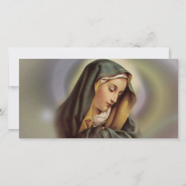 Vierge Marie 2 Carte photo (Devant)