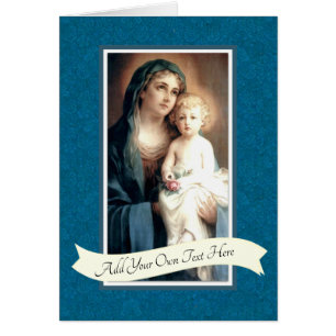 Vierge Marie Bébé Jésus Rose rose