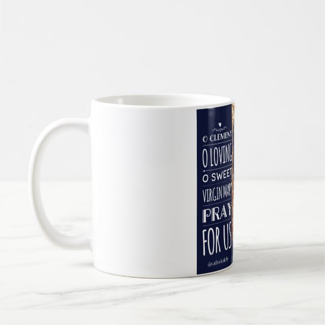 Vierge Marie Catholique Mug (Gauche)