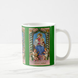 Vierge Marie et tasse religieuse de Jésus de