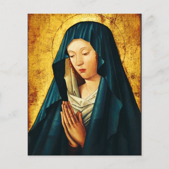 Vierge Marie Hodegetria Icône Byzantine Catholique (Devant)