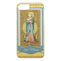 Vierge Marie Jésus Image sur iPhone 7 Coque