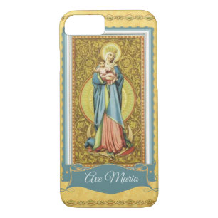 Vierge Marie Jésus Image sur iPhone 7 Coque