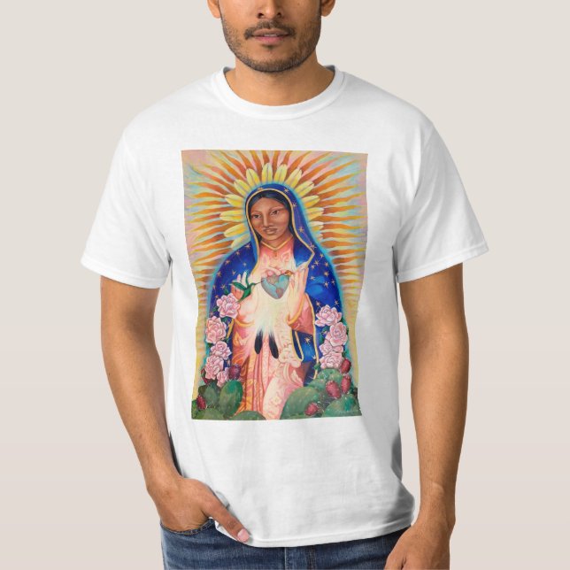 Vierge Marie - Notre Dame De Guadalupe T-Shirt (Devant)