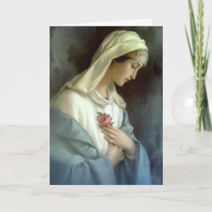 Vierge Marie Rose Condolence catholique Merci