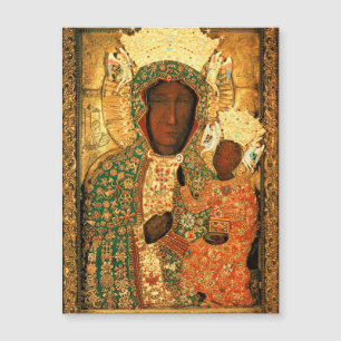 Vierge noire et enfant Notre-Dame de Czestochowa