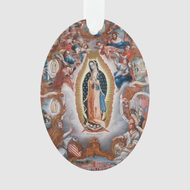 "Vierge ornement fait sur commande de Guadalupe" (devant)