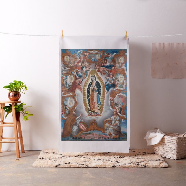 "Vierge tissu religieux de coutume d'art de (In Situ)
