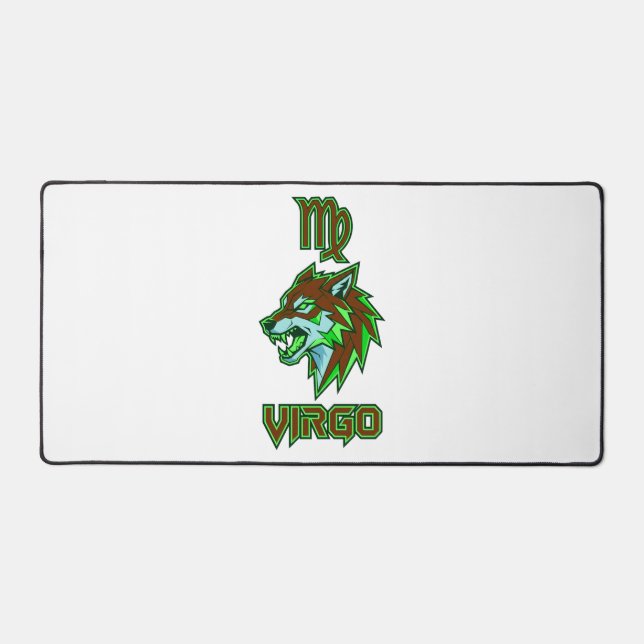 Vierge Zodiaque Néon Vert Esthétique (Recto)
