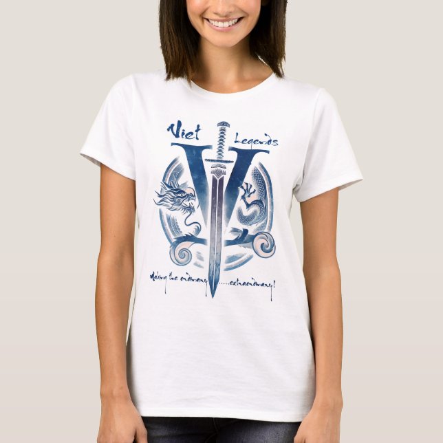 Viêt Légende T-shirt logo blanc Alt (Devant)