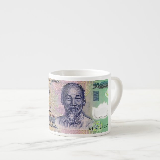 Vietnam 500.000 Billet Espresso Mug (Devant droit)