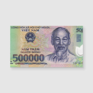 Vietnam 500 000 Carte magnétique des billets