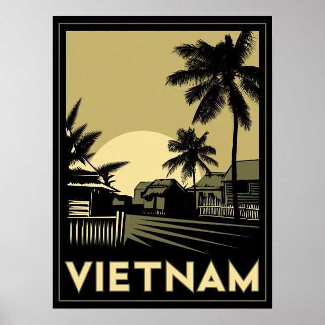 vietnam asie du sud-est art déco voyage rétro (Devant)