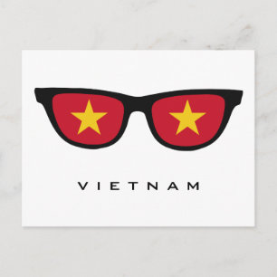 Vietnam Shades texte personnalisé et carte postale