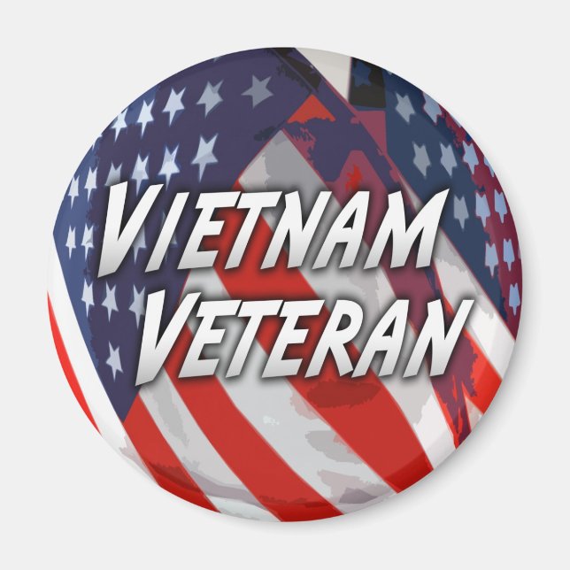 Vietnam Veteran Magnet (Devant)
