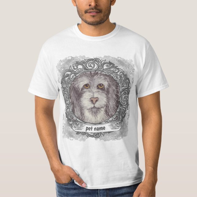 Vieux anglais Cheepdog personnalisé T-shirt (Devant)