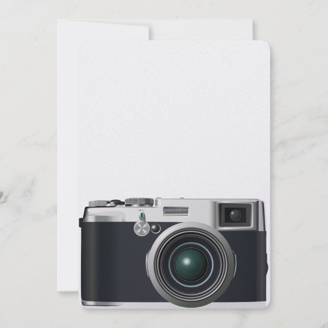 Vieux appareil photo noir (Devant)