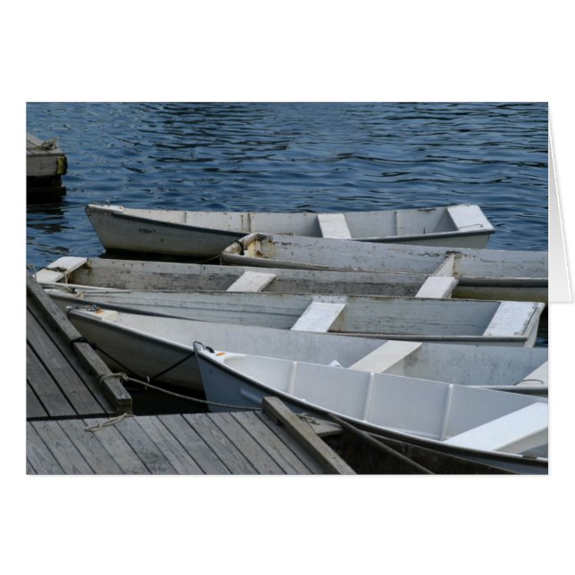 Vieux bateaux sur le quai (Devant Horizontal)