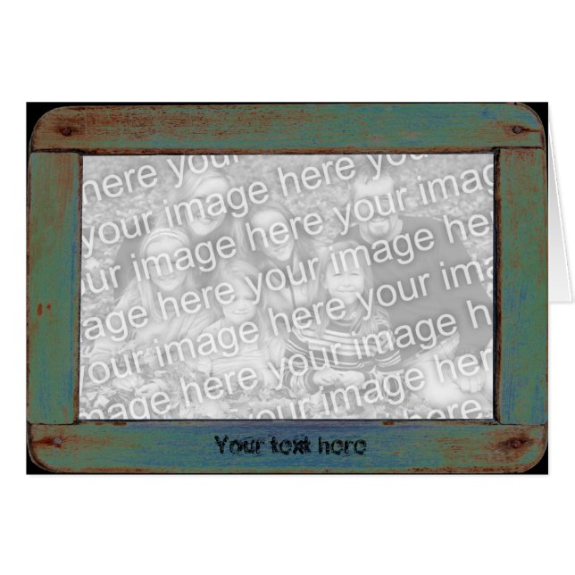 Vieux cadre Vintage vert - Modèle (Devant horizontal)