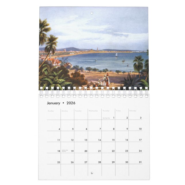 Vieux calendrier de l'Inde (Jan 2026)