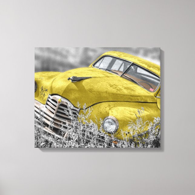 Vieux Car Art 2 Toile Enveloppée (Recto)