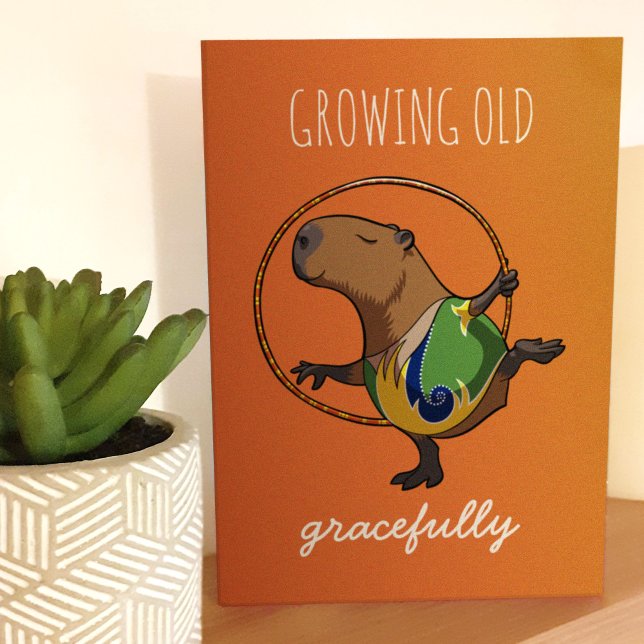 Vieux Caricature Gracly Capybara Gymnast (Créateur téléchargé)