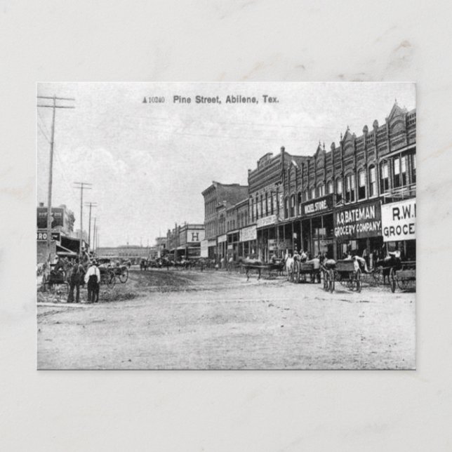 Vieux Carte Postale - Abilene, Texas. (Devant)