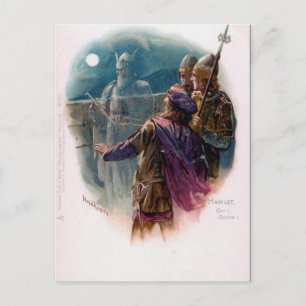 Vieux Carte Postale - "Hamlet", Shakespeare.