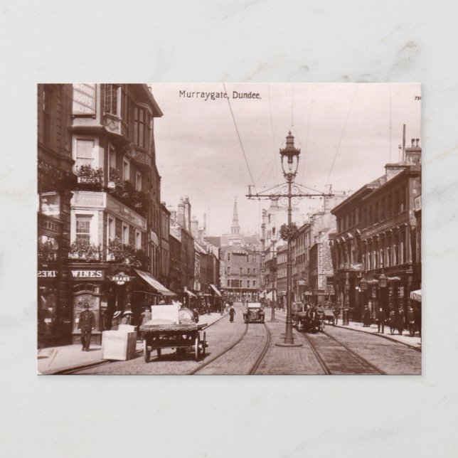 Vieux carte postale - Murraygate, Dundee (Devant)