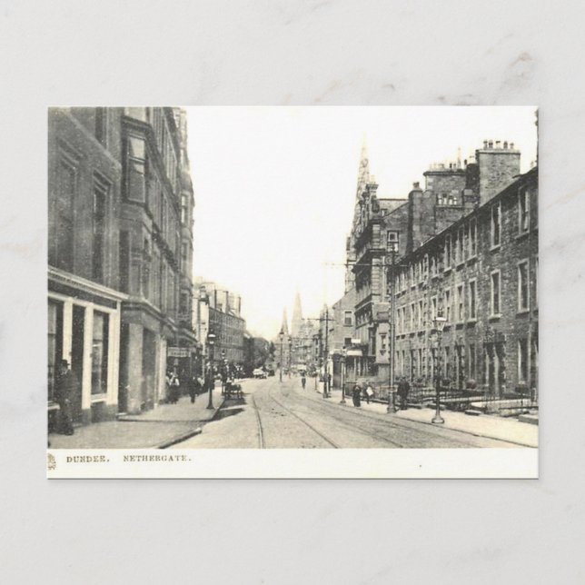 Vieux carte postale - Nethergate, Dundee (Devant)