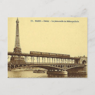Vieux Carte Postale - Paris, Passy - Tour Eiffel