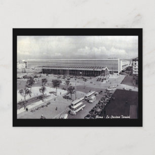 Vieux Carte Postale - Rome, Stazione Termini