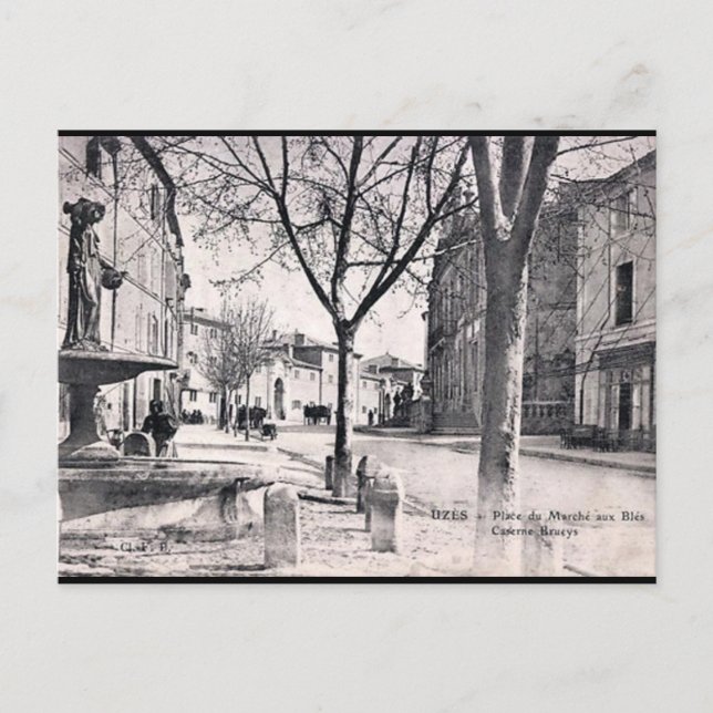 Vieux Carte Postale - Uzès, Gard, France. (Devant)