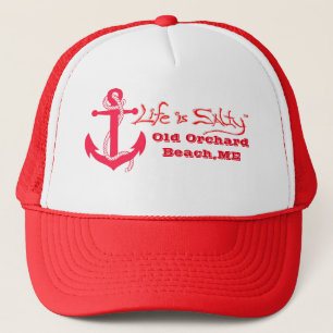Vieux casquette customisé de plage de verger avec