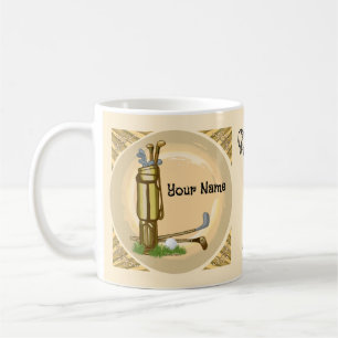 Vieux club de golf mug