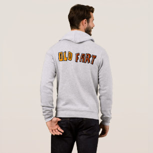 Vieux Con Sweat à Capuche Homme Fermeture Éclair