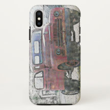 Vieux Coque iPhone XS Camion