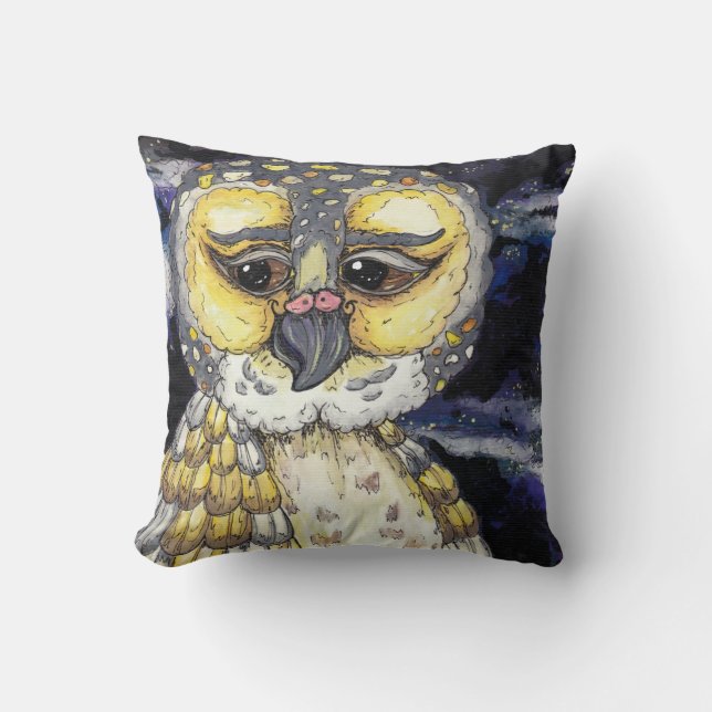 Vieux coussin sage de hibou (Recto)