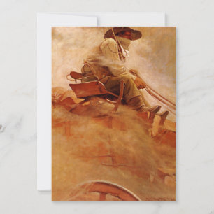 Vieux Cowboys, Le Chariot de minerai par NC Wyeth