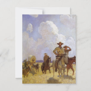 Vieux Cowboys, Le Costume Parkman par NC Wyeth