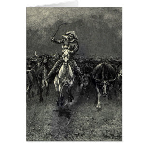 Vieux Cowboys, Une Débandade par Frederic Remingto