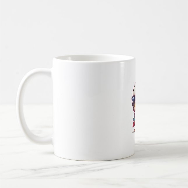 Vieux éclat de gloire : Patriotique 4 juillet Mugs (Gauche)