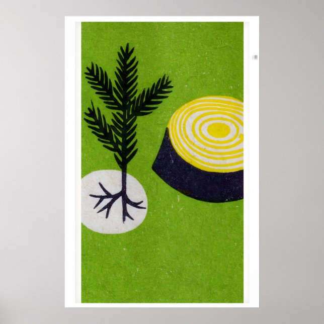 Vieux et Nouvel Arbre - Impression de Boîte d'Allu (Devant)