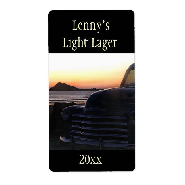 Vieux Étiquette Chevy Lager (Devant)